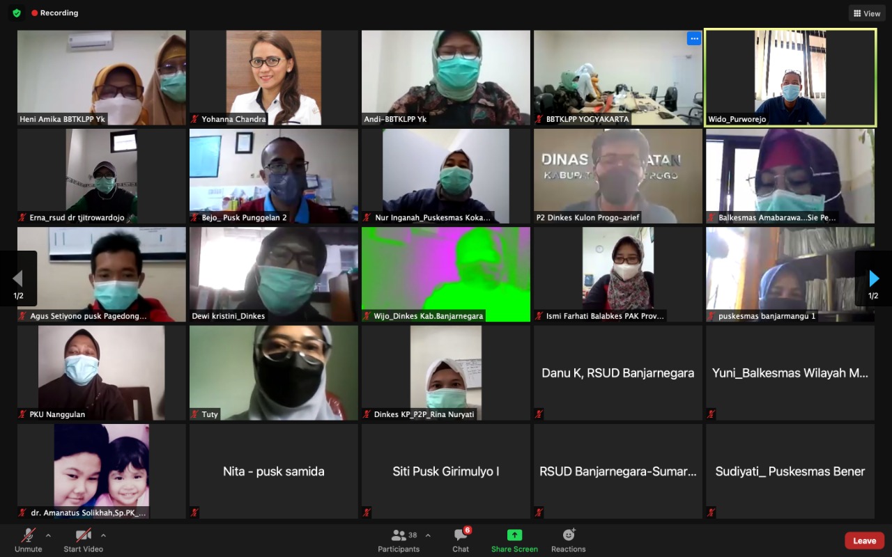 Pertemuan Daring Sosialisasi Kegiatan terkait Malaria Tahun 2022